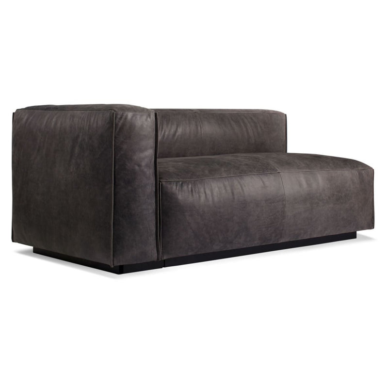Cleon One Arm Leather Sofa
